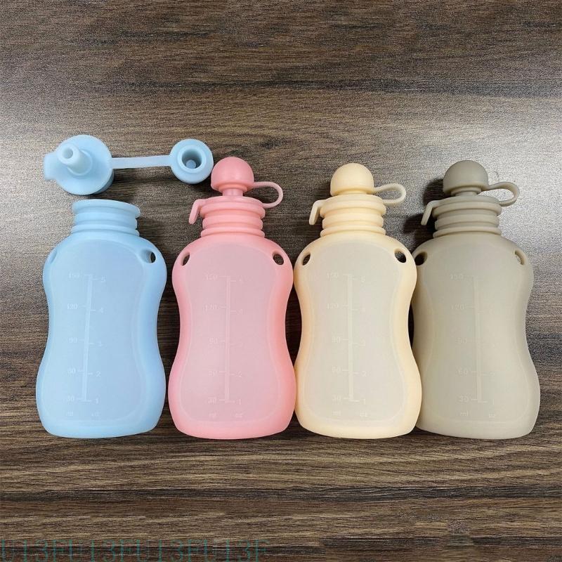 Baby Food Pouches Reusable - U13F Convenient Milk Storage Bag Reusable