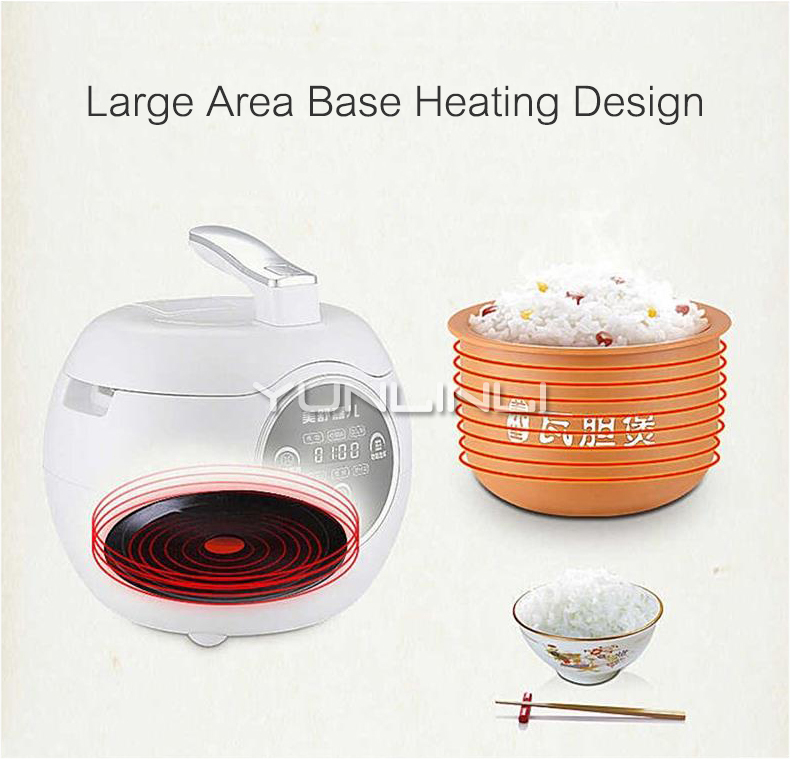 Household 2L Rice Cooker Intel - Baby Food Healthy 评论和价格