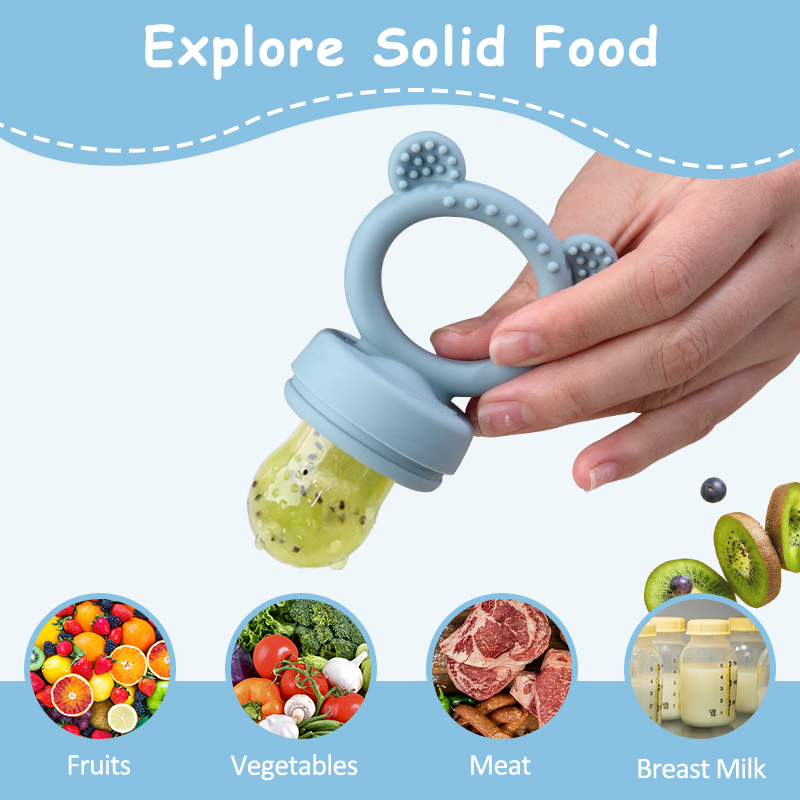 Silicone Bear Shaped Baby Frui - Baby Food Healthy 评论和价格