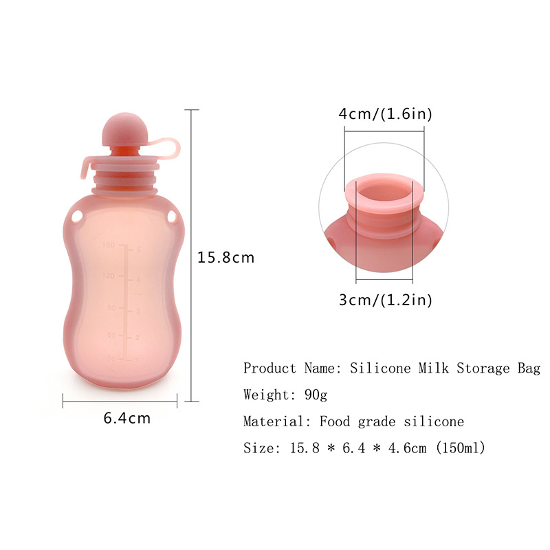 150ml Convenient Milk Storage  - Baby Food Pouches Reusable 评论和价格
