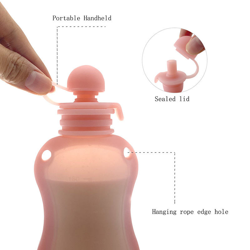 150ml Convenient Milk Storage  - Baby Food Pouches Reusable 评论和价格