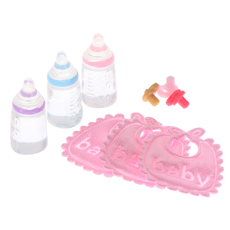 3PCS 1:12 Dolls House Miniatur - Baby Food Pacifier 评论和价格
