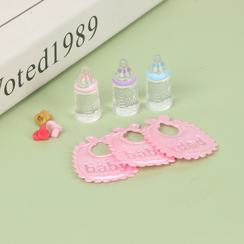 3PCS 1:12 Dolls House Miniatur - Baby Food Pacifier 评论和价格