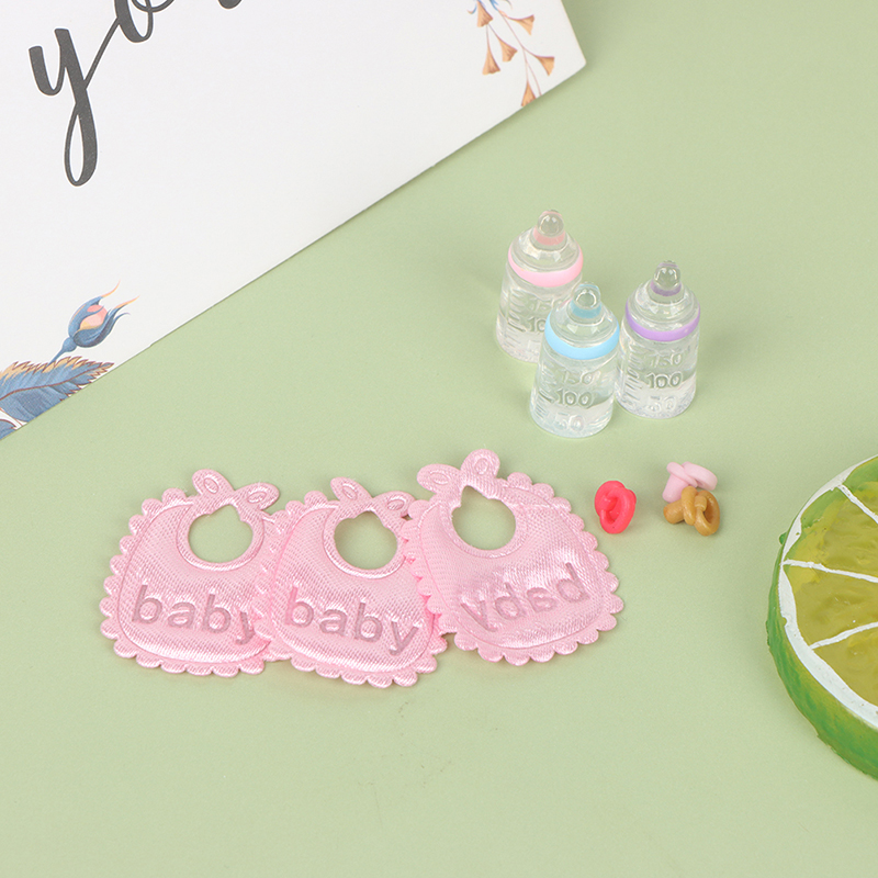 3PCS 1:12 Dolls House Miniatur - Baby Food Pacifier 评论和价格
