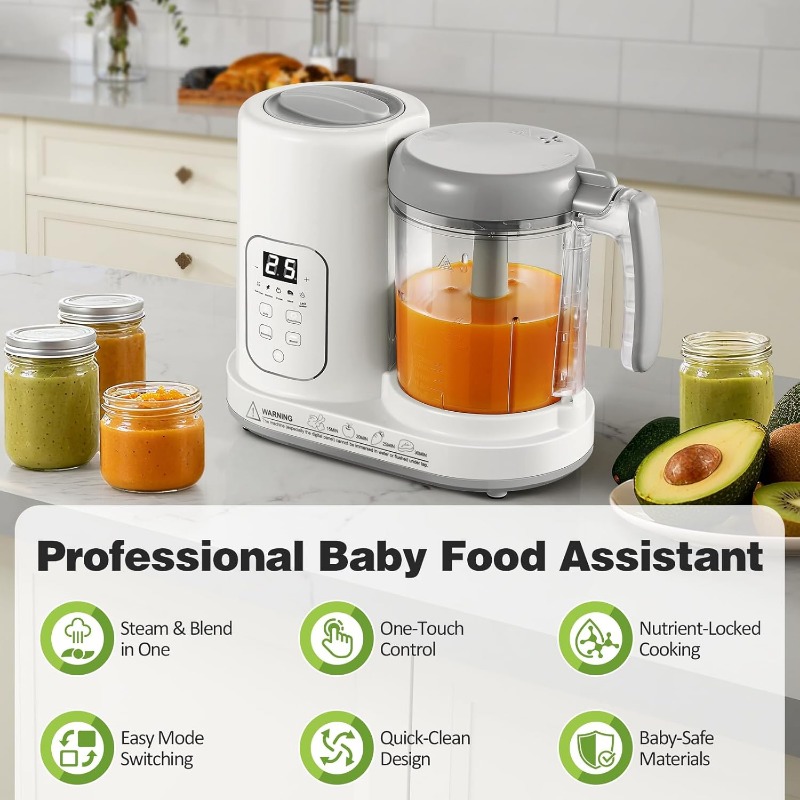 Baby Food Maker Steamer Blende - Baby Food Healthy 评论和价格