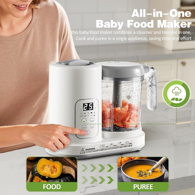 Baby Food Maker Steamer Blende - Baby Food Healthy 评论和价格