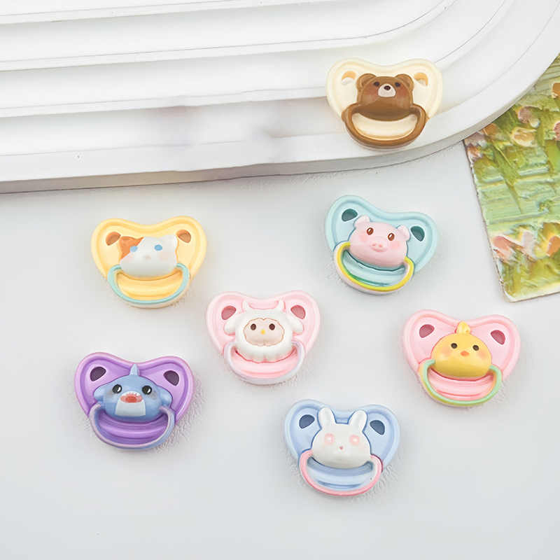 .Hot Sale.10Pcs Lovely Mini Do - Baby Food Pacifier 评论和价格