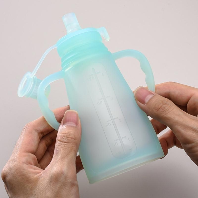 Portable Leakproof Silicone Ba - Baby Food Pouches Reusable 评论和价格