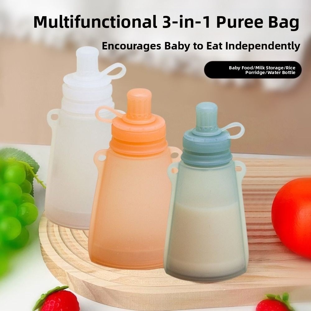 BPA Free Silicone Baby Food Po - Baby Food Pouches Reusable 评论和价格