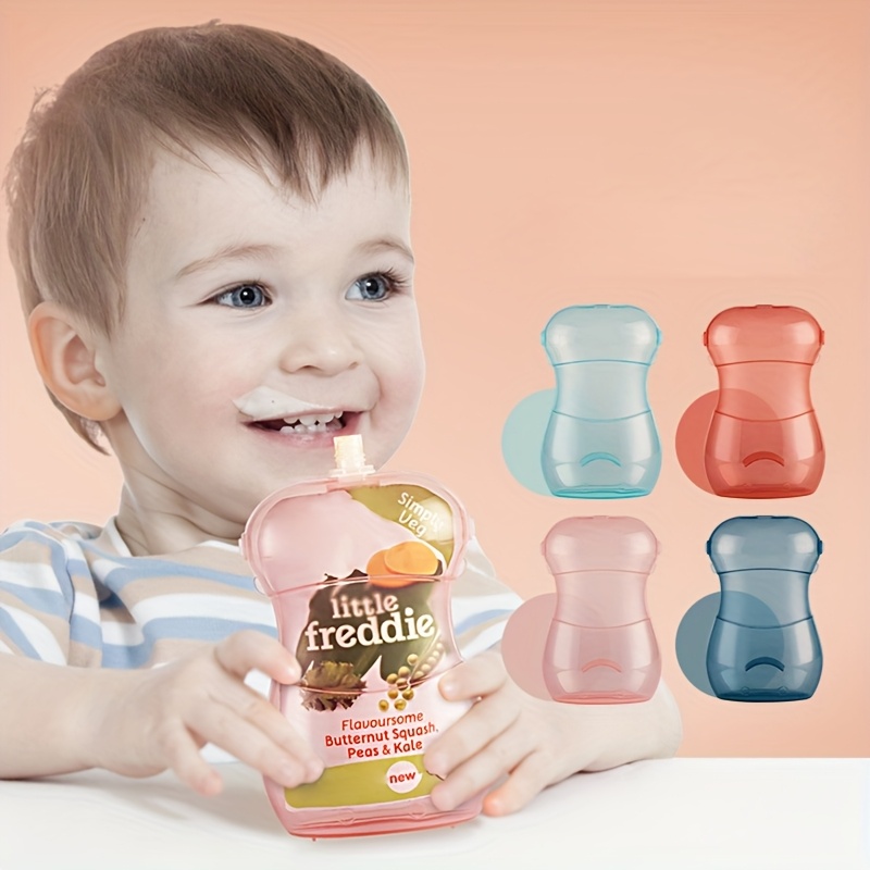 Squeeze-Proof Food Pouch, Port - Baby Food Pouches Reusable 评论和价格