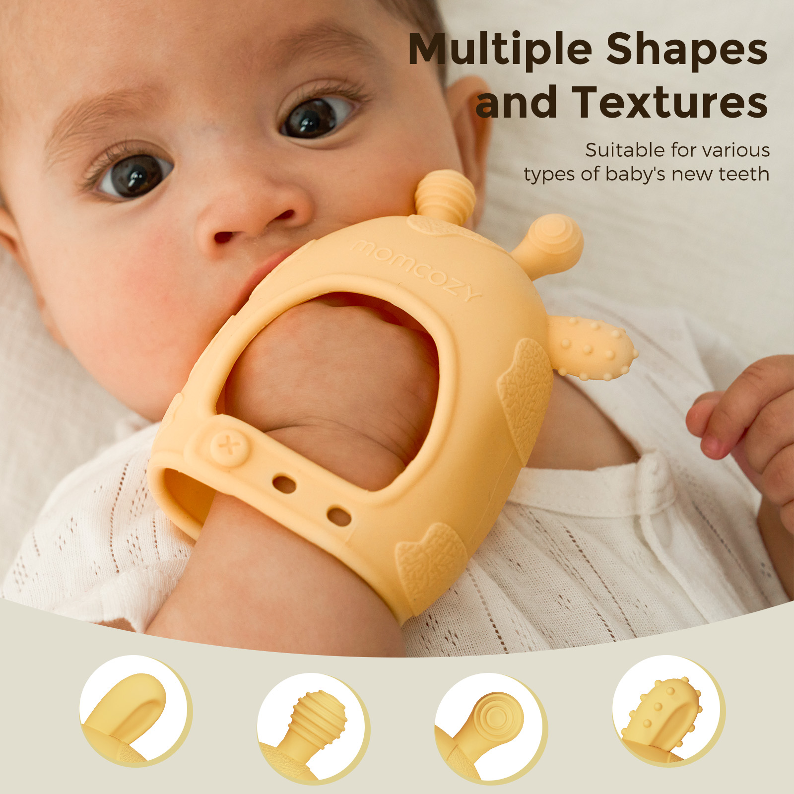 Momcozy Baby Teether Toys, Bab - Baby Food Essentials 评论和价格