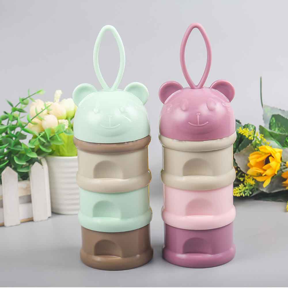 3-Layer Cartoon Storage Travel - Baby Food Essentials 评论和价格