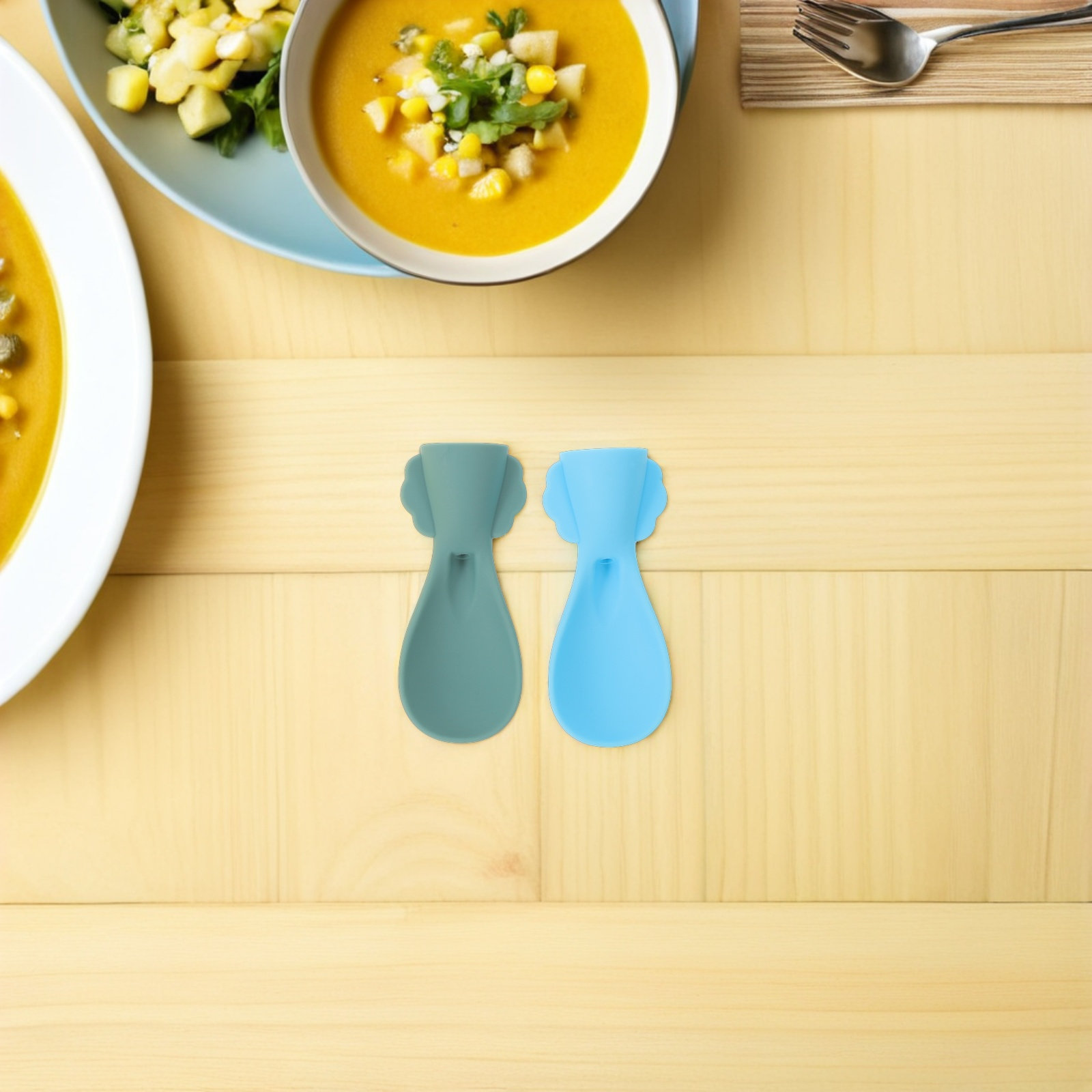 4Pcs Baby Silicone Feeding Spo - Baby Food Pouches Reusable 评论和价格