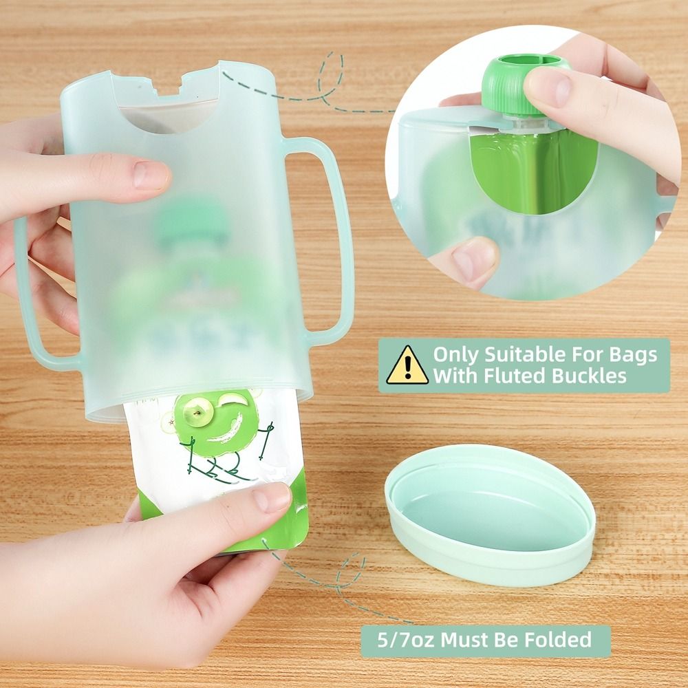 Plastic Squeeze Pouch Holder S - Baby Food Pouches Reusable 评论和价格